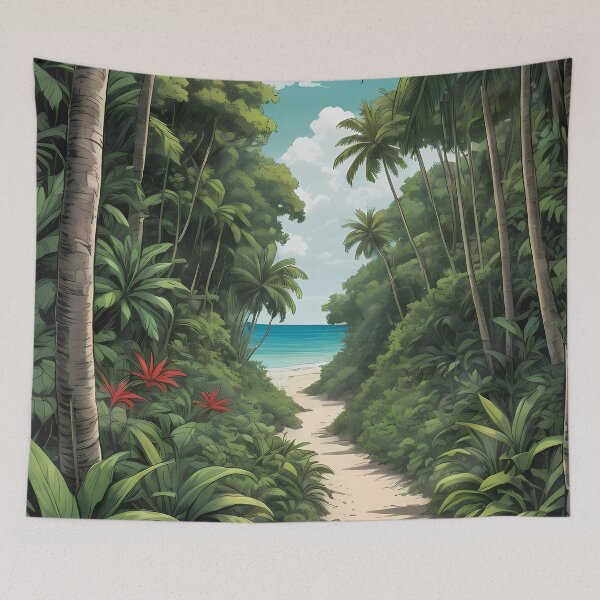 Item preview, Winding Path to the Beach designed and sold by HorizonHues.