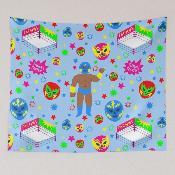 Item preview, wrestling match lucha libre mask luchador wrestler designed and sold by Gossip Rag.