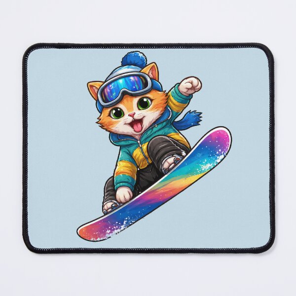 Item preview, Snowboard Cat | Cute Winter Snowboarding Cat designed and sold by Shtex.