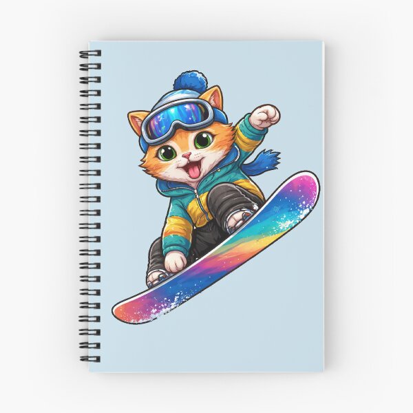 Item preview, Snowboard Cat | Cute Winter Snowboarding Cat designed and sold by Shtex.