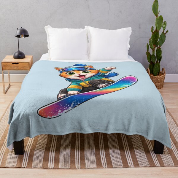 Item preview, Snowboard Cat | Cute Winter Snowboarding Cat designed and sold by Shtex.
