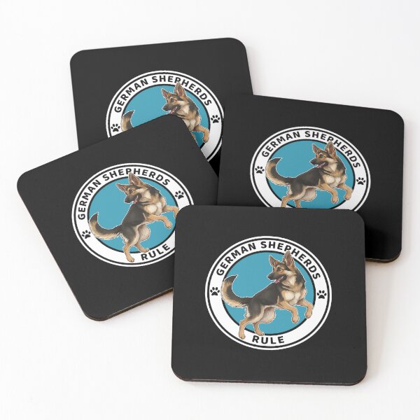 Item preview, German Shepherds Rule | Berger Allemand Rule designed and sold by FrancophileFun.