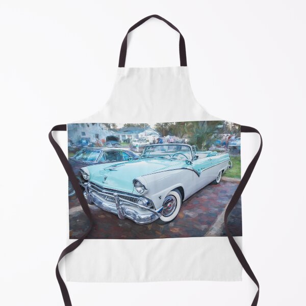 Item preview, 1955 White Blue Ford Fairlane Skyliner X110 designed and sold by RichFrancoCars.