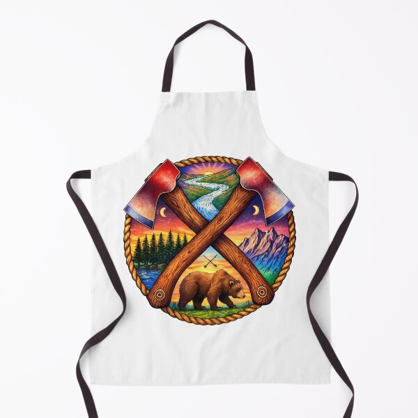Item preview, Twin Axes of the Wild designed and sold by Colón Graphix’s.