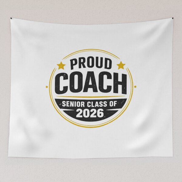 Item preview, Senior Class of 2026 Proud Coach – Graduation Support Design designed and sold by bilal sibgui.