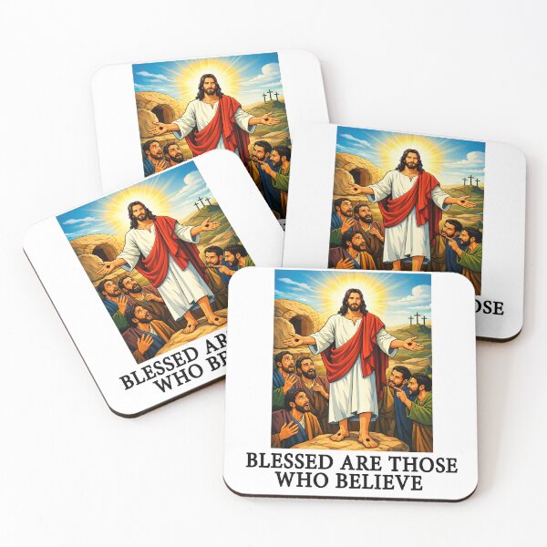 Item preview, Blessed are those who believe in Jesus Christ designed and sold by diWINe merch.