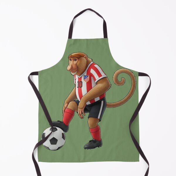 Item preview, Proboscis Monkey Soccer Player - Funny Football Athlete Meme designed and sold by Wild-way Art.