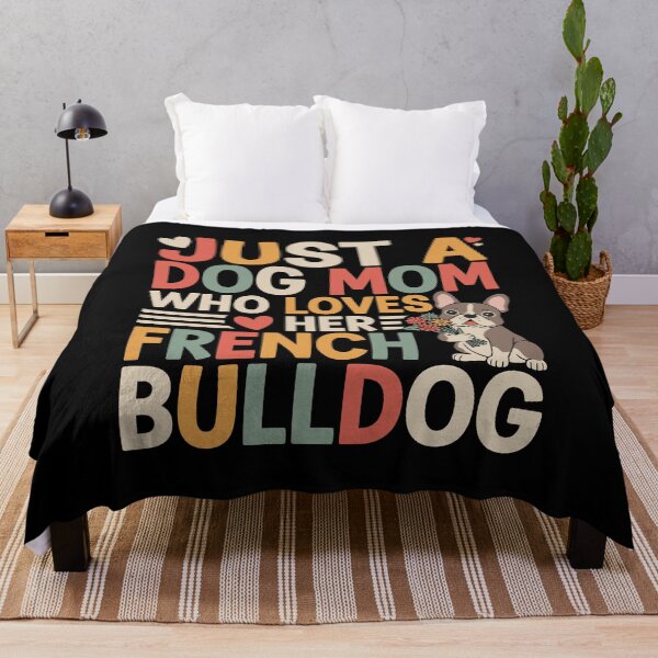 Item preview, French Bulldog Dog Mom Who Loves Her Frenchie Quote designed and sold by MuniraWearify.