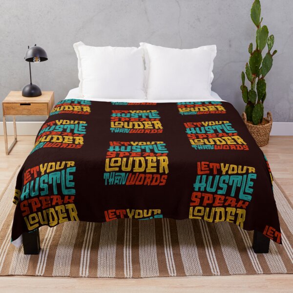 Item preview, Let Your Hustle Speak – Motivational Quote designed and sold by Avneet301.