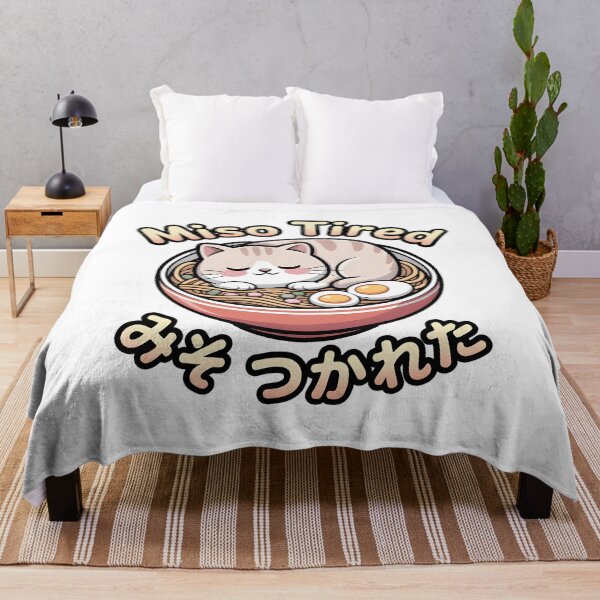 Item preview, Funny Cat Ramen Shirt-Miso Tired Kawaii Japanese Food Humor designed and sold by Viktorio Art Shop.