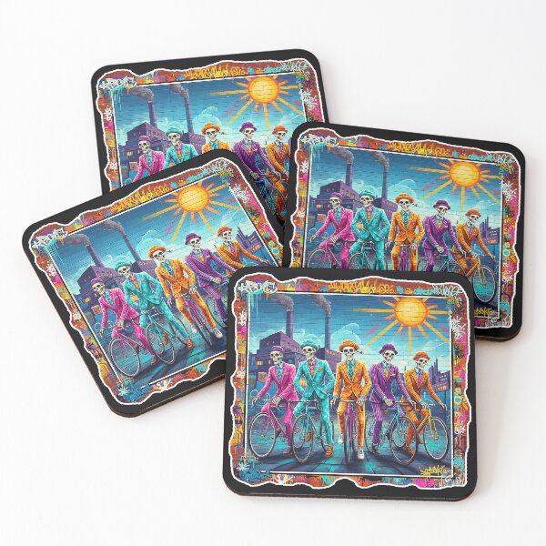 Item preview, Stylish cycling skeletons designed and sold by RICAMTP.