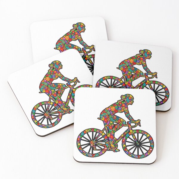 Item preview, Floral cyclist designed and sold by RICAMTP.