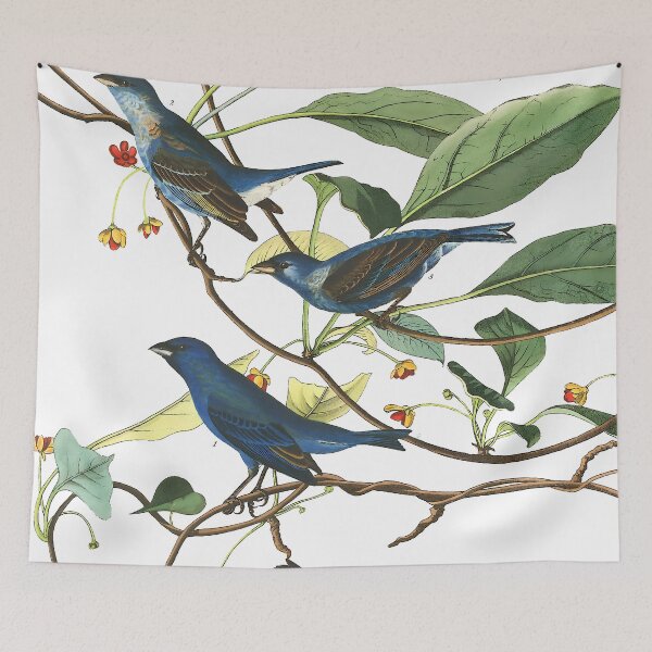 Item preview, Indigo Birds - John James Audubon designed and sold by Jon-Baran.
