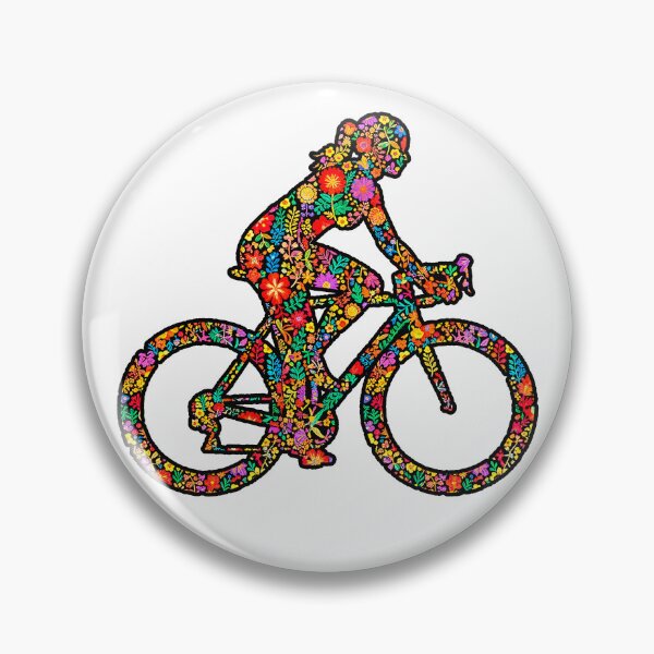 Item preview, Floral cyclist designed and sold by RICAMTP.