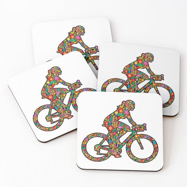 Item preview, Floral cyclist designed and sold by RICAMTP.
