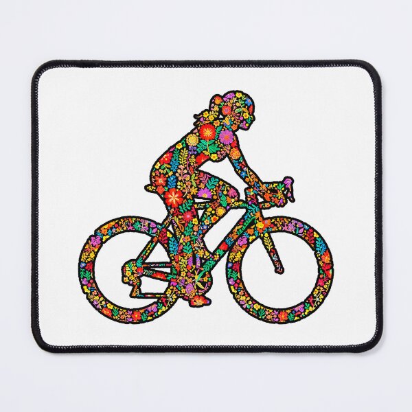 Item preview, Floral cyclist designed and sold by RICAMTP.