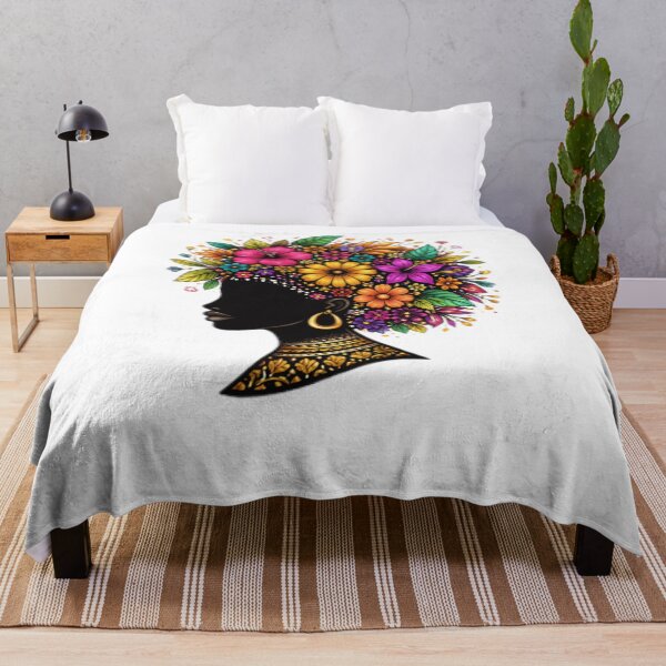 Item preview, Floral Mind: Abstract Afro & Botanical Growth Art designed and sold by DigitalDropArts .