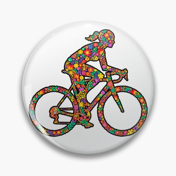Item preview, Floral cyclist designed and sold by RICAMTP.