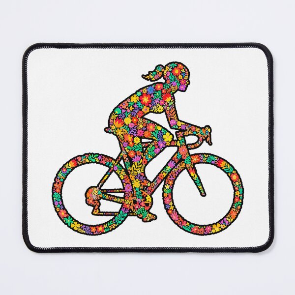 Item preview, Floral cyclist designed and sold by RICAMTP.