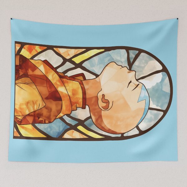 Item preview, Stained Glass Aang designed and sold by SchellStation.