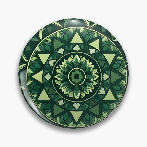 Item preview, Emerald Harmony Mandala designed and sold by arthubgirl.