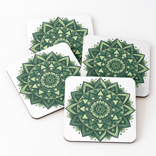 Item preview, Emerald Harmony Mandala designed and sold by arthubgirl.