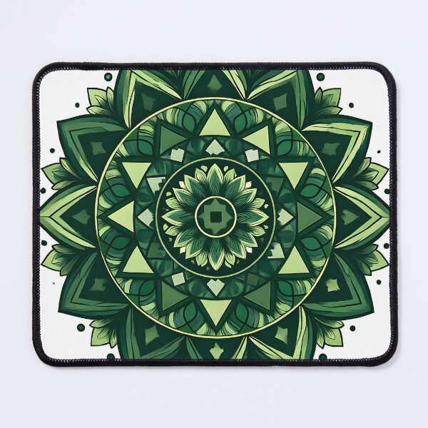 Item preview, Emerald Harmony Mandala designed and sold by arthubgirl.