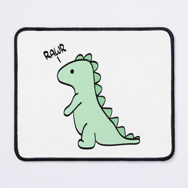 Item preview, Cute Dinosaur "Rawr" Green designed and sold by Brianna McGill.