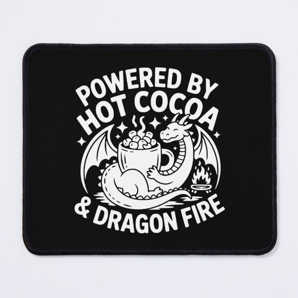 Item preview, Powered By Hot Cocoa & Dragon Fire designed and sold by theartfulaspie.