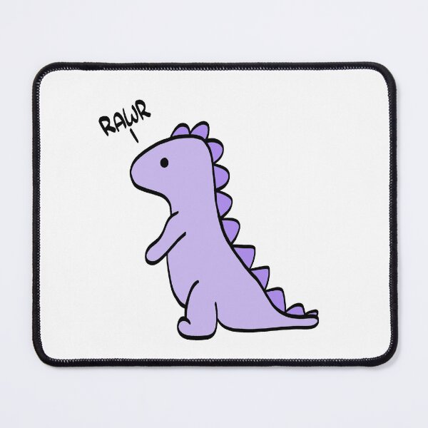 Item preview, Cute Dinosaur "Rawr" Purple designed and sold by Brianna McGill.