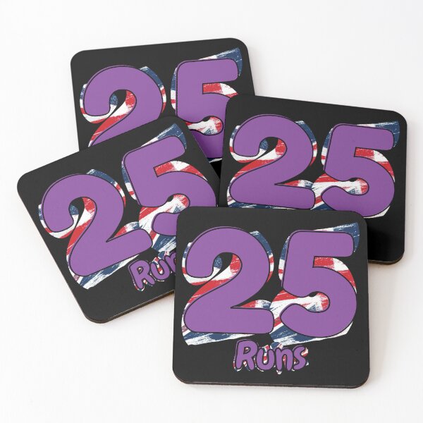 Item preview, 25 Runs Milestone | UK Weekly 5K Running Achievement designed and sold by NineSevenFour.