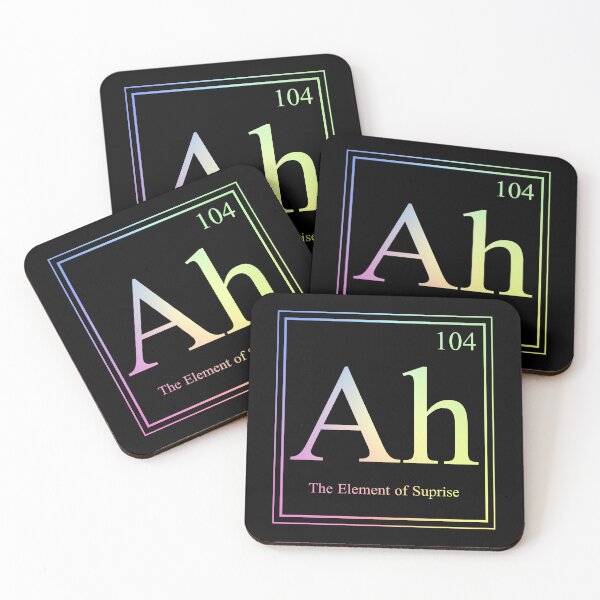 Item preview, Crazy Dog “Ah… The Element of Surprise” — Funny Periodic Table Science Humor designed and sold by ScienceCorner.