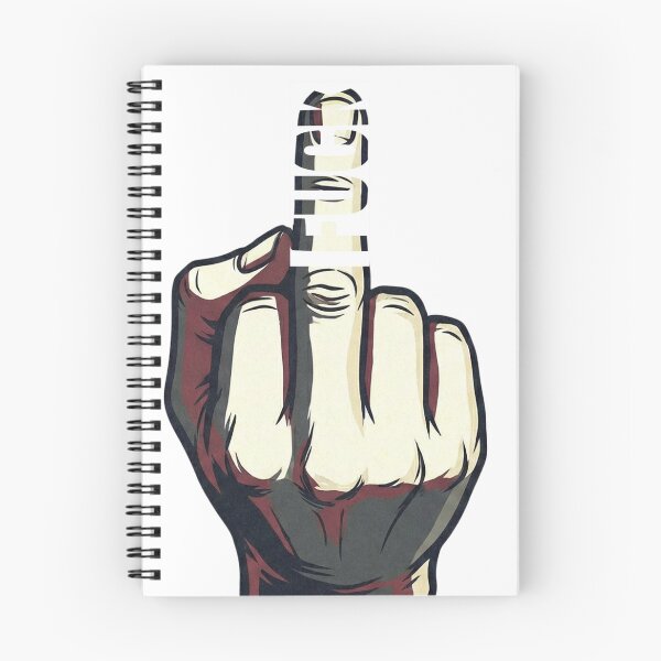 Item preview, Comic Style Middle Finger F-Word Typography designed and sold by TeezOfMadness.