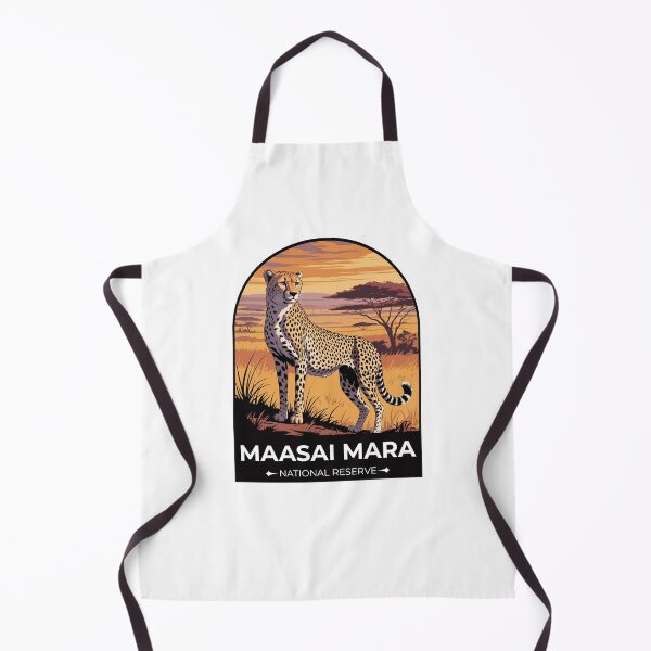 Item preview, Maasai Mara National Reserve Cheetah Travel Art Vintage designed and sold by TulipaGraphics.