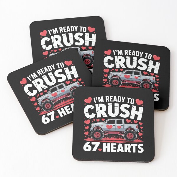 Item preview, I'm Ready to Crush 67 Hearts Boys Valentines designed and sold by faridman.