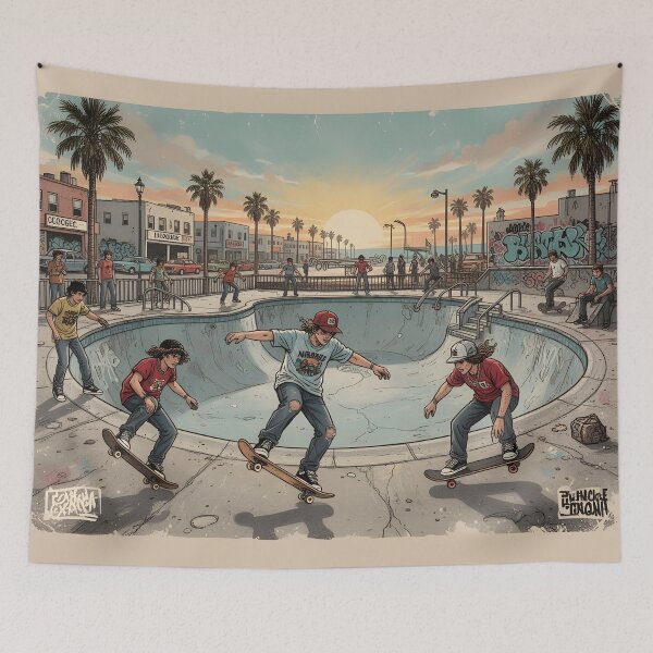 Item preview, 1970s Venice Beach Dogtown skate scene designed and sold by Uglyandcute.
