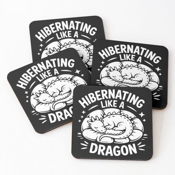 Item preview, Hibernating Like A Dragon designed and sold by theartfulaspie.