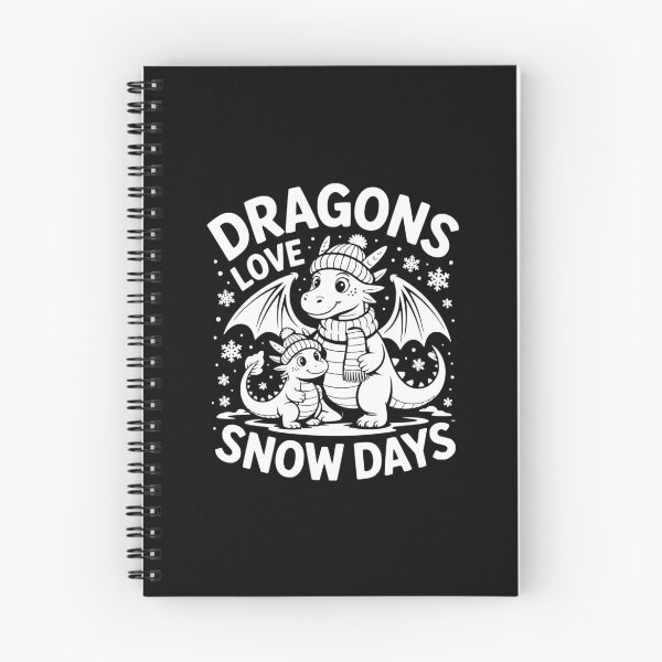 Item preview, Dragons Love Snow Days designed and sold by theartfulaspie.