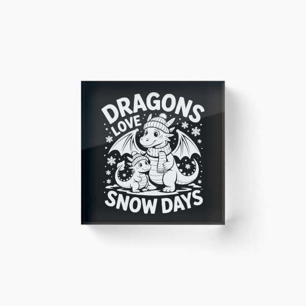 Item preview, Dragons Love Snow Days designed and sold by theartfulaspie.