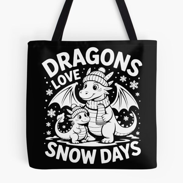 Item preview, Dragons Love Snow Days designed and sold by theartfulaspie.