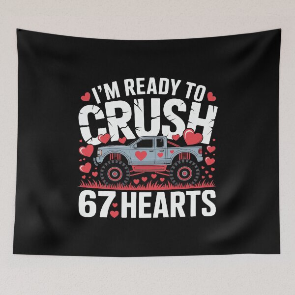 Item preview, I'm Ready to Crush 67 Hearts Boys Valentines designed and sold by faridman.