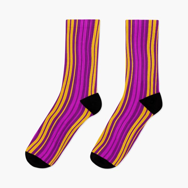 Item preview,  Yellow Purple Stripes On Purple Pattern Design  designed and sold by PatternTitan.