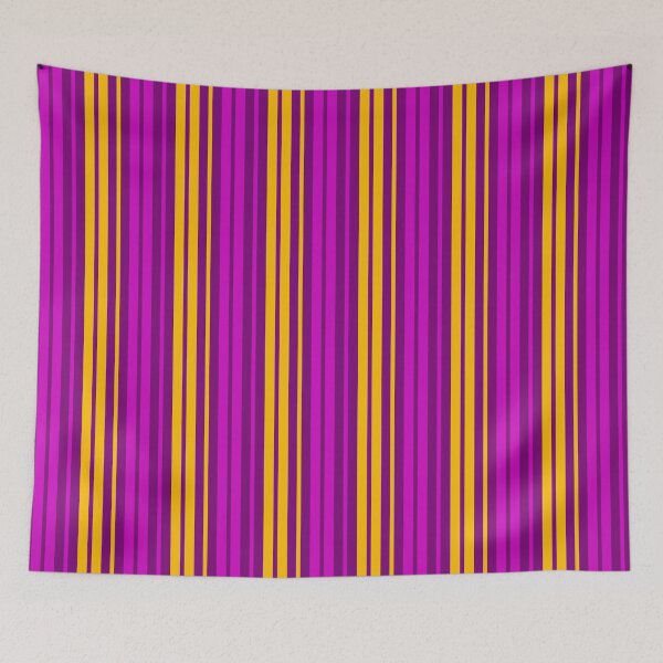 Item preview,  Yellow Purple Stripes On Purple Pattern Design  designed and sold by PatternTitan.