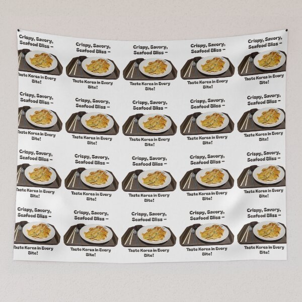 Item preview, Crispy, Savory, Seafood Bliss – Taste Korea in Every Bite! designed and sold by Sibyl-Arts.