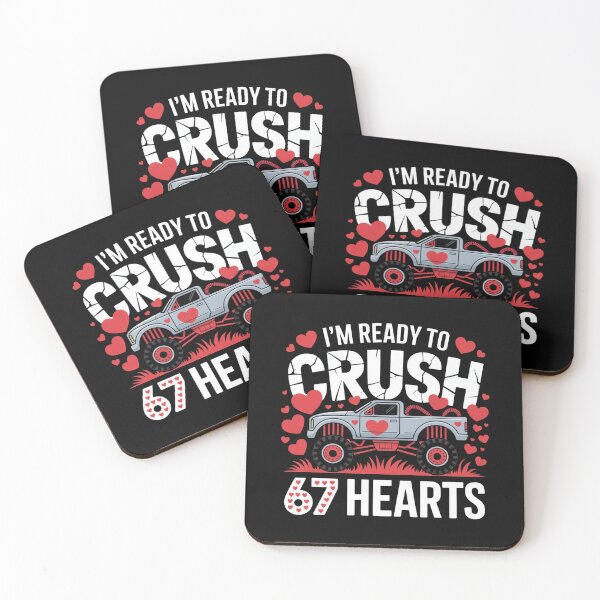 Item preview, I'm Ready to Crush 67 Hearts Boys Valentines designed and sold by faridman.