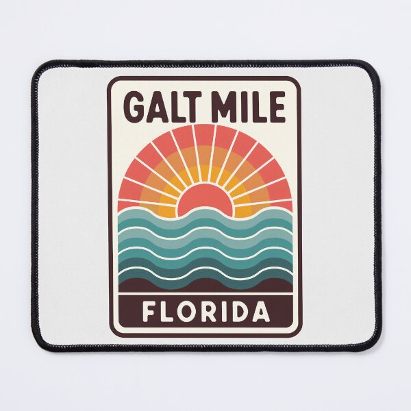 Item preview, Galt Mile Florida - Beach Sign designed and sold by TheOldMittenIllustrated.
