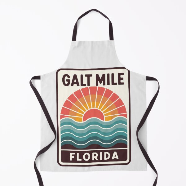 Item preview, Galt Mile Florida - Beach Sign designed and sold by TheOldMittenIllustrated.