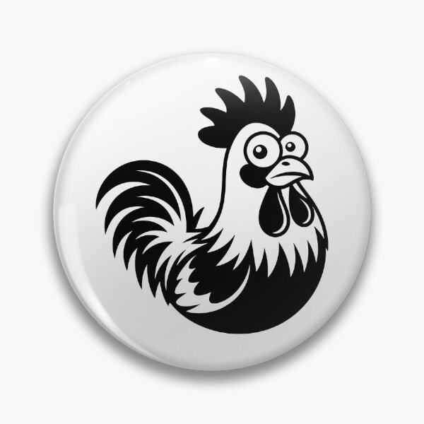 Item preview, Suspicious Cartoon Rooster designed and sold by theartfulaspie.