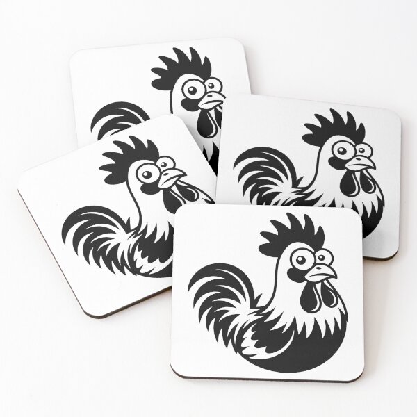 Item preview, Suspicious Cartoon Rooster designed and sold by theartfulaspie.