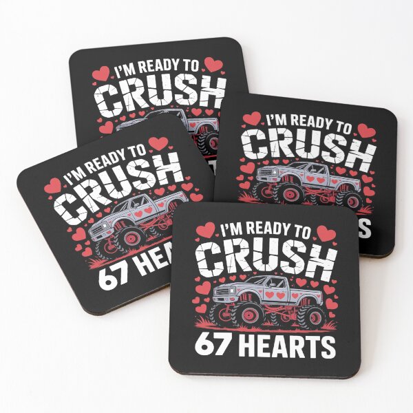 Item preview, Cool I'm Ready to Crush 67 Hearts Boys Valentines designed and sold by faridman.